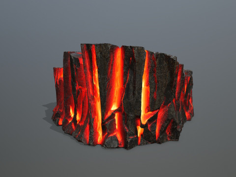 Lava rocks 3D 模型