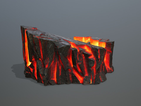 Lava rocks 3D 模型