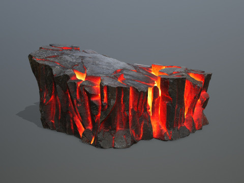 Lava rocks 3D 模型
