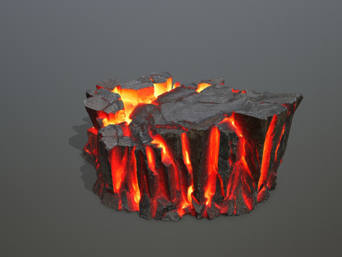 Lava rocks 3D 模型