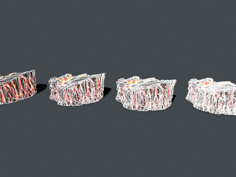 Lava rocks 3D 模型