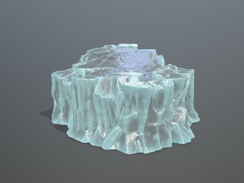 Ice rocks 3D Модель