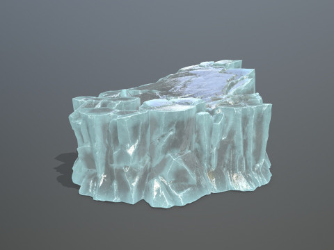 Ice rocks 3D Модель