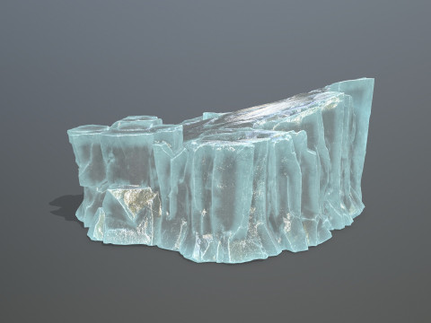 Ice rocks 3D Модель
