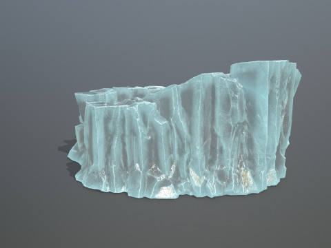Ice rocks 3D Модель