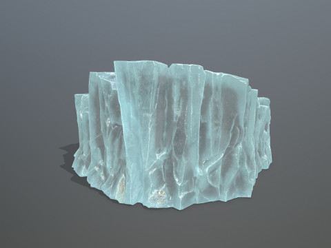 Ice rocks 3D Модель
