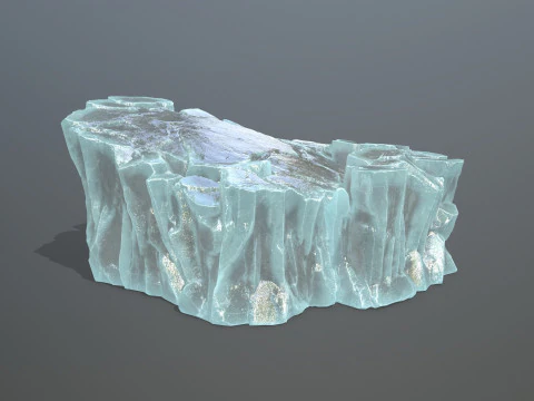 Ice rocks 3D Model