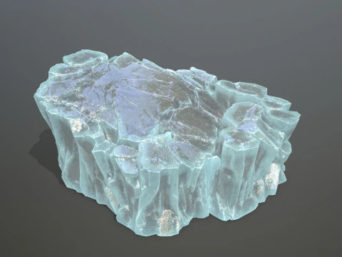 Ice rocks 3D Model