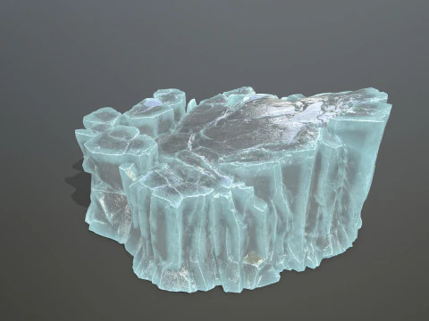 Ice rocks 3D Model