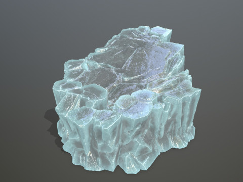 Ice rocks 3D Модель