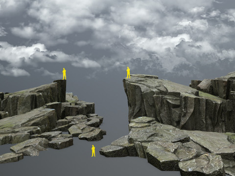 Cliff rocks 3D Model