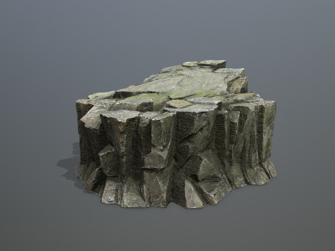 Cliff rocks 3D 模型