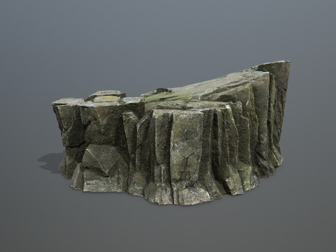 Cliff rocks 3D 模型