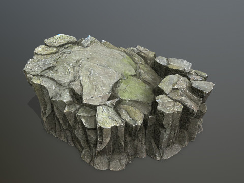 Cliff rocks 3D 模型