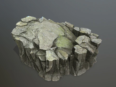 Cliff rocks 3D Model