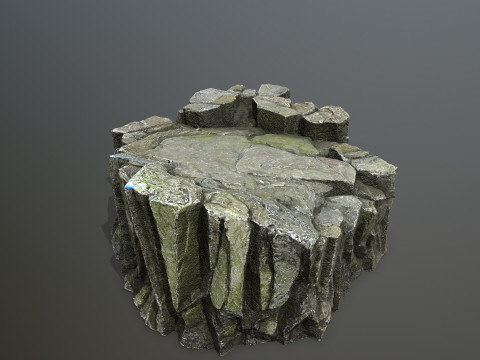 Cliff rocks 3D 模型