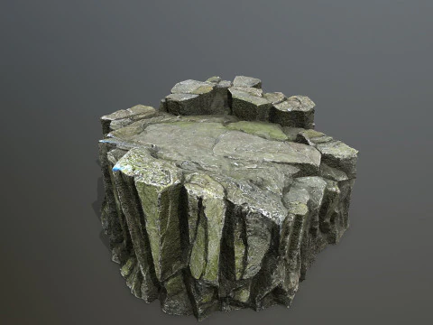 Cliff rocks 3D Model