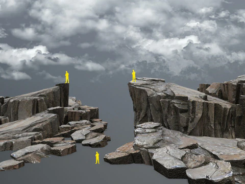 चट्टानी चट्टानें 3D मॉडल