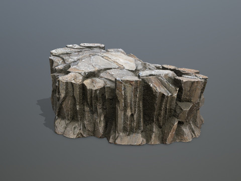 Cliff rocks 3D 模型