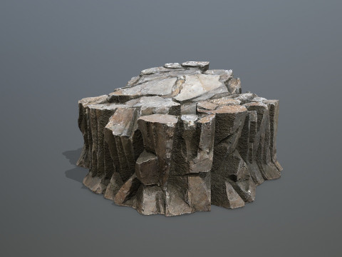 Cliff rocks 3D 模型