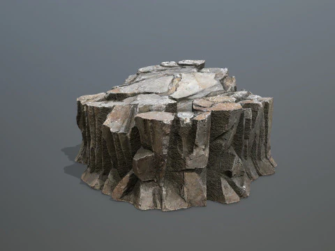 Cliff rocks 3D Model