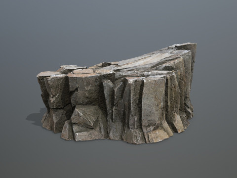 Cliff rocks 3D 模型