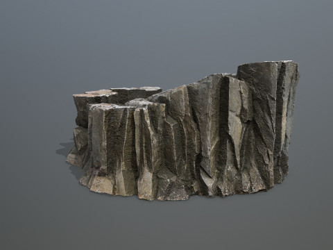 Cliff rocks 3D 模型