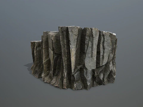 Cliff rocks 3D Model