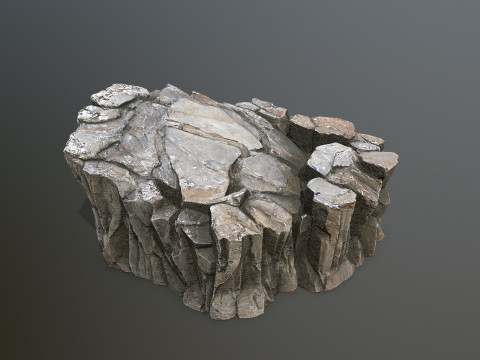 Cliff rocks 3D 模型