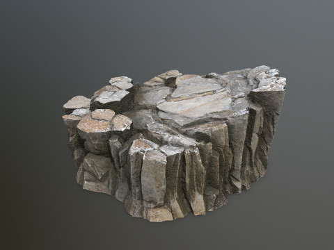 Cliff rocks 3D 模型