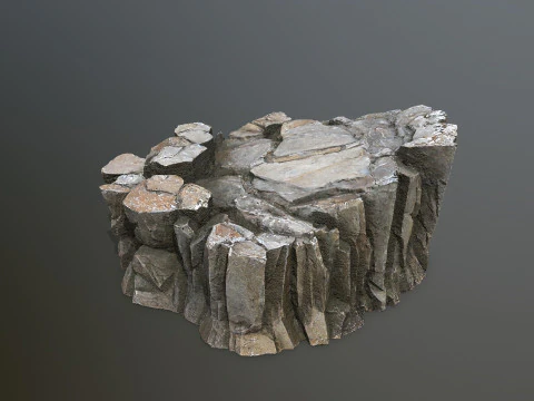 Cliff rocks 3D Model