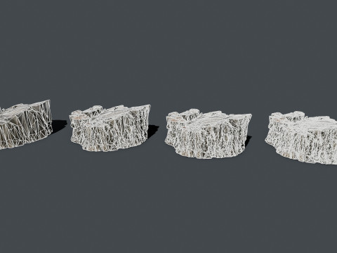 Cliff rocks 3D 模型