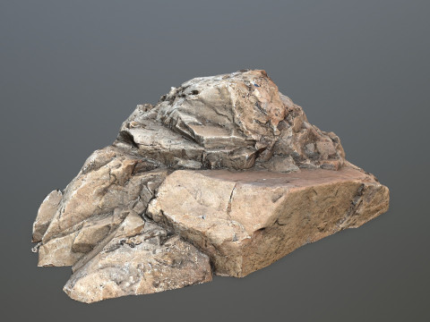 Desert rocks Model 3D
