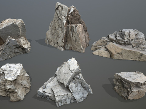 Cliff rocks 3D Модель