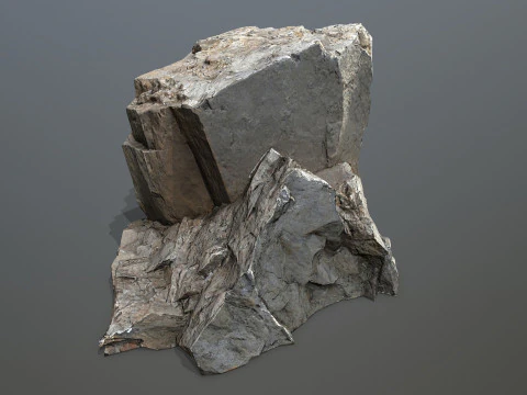 Cliff rocks 3D Model