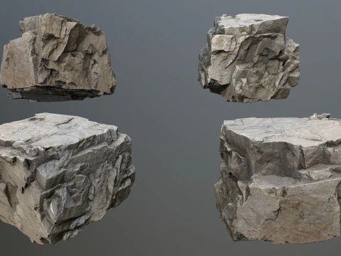 Cliff rocks 3D Model