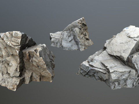 Cliff rocks 3D Модель