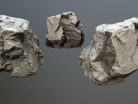Cliff rocks 3D Model