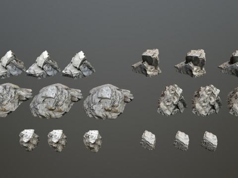 Cliff rocks 3D Модель