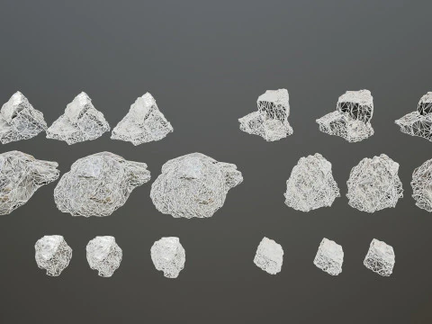 Cliff rocks 3D Model