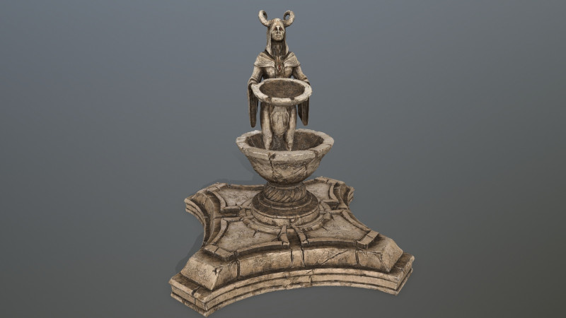 Angel fountain Modelo 3D .c4d .max .obj .3ds .fbx .stl .blend