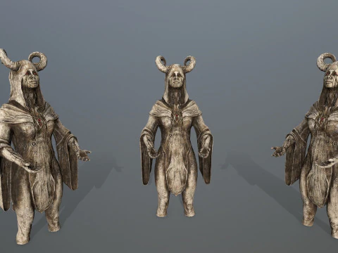 Angel fountain 3D Model