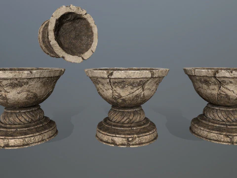 Angel fountain 3D Model