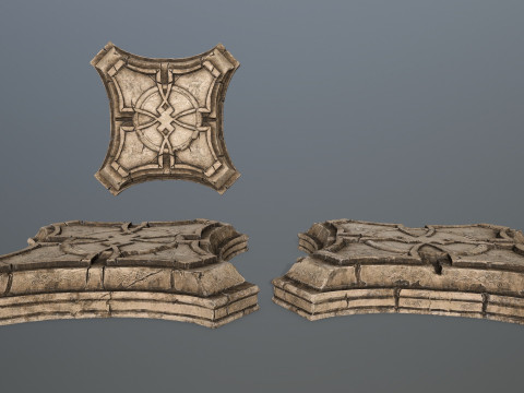 Angel fountain Modelo 3D