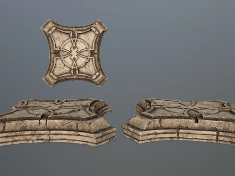 Angel fountain 3D Model