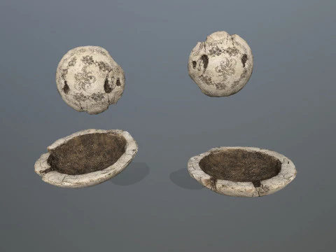 Angel fountain 3D Model