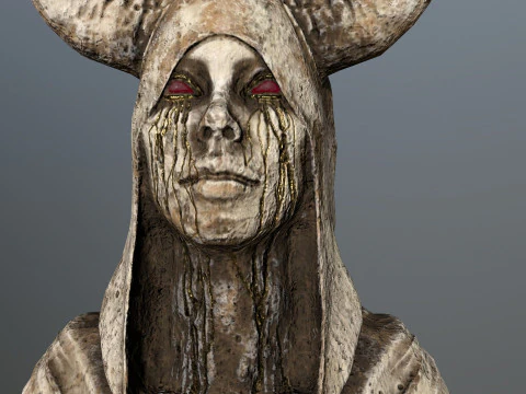 Angel fountain 3D Model