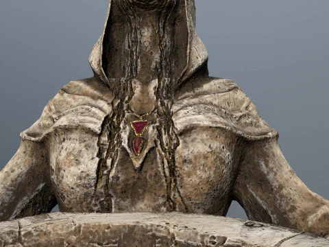 Angel fountain 3D Model