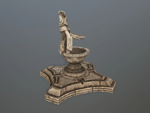 Angel fountain 3D Model