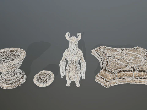 Angel fountain 3D Model